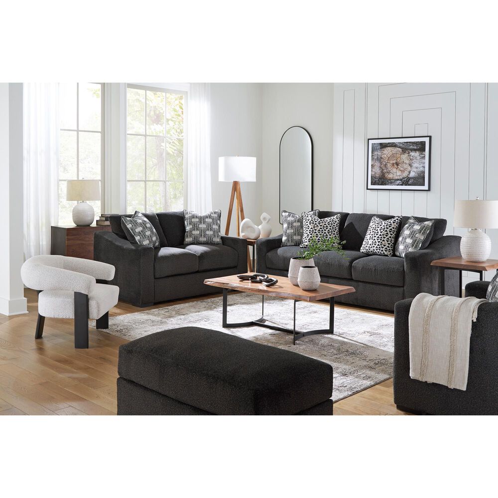 Ashley Wryenlynn Ottoman in Onyx, , large