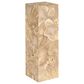 TimberHaus Teak Slice Large Square Pedestal in Bleached Teak, , large