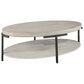 Hekman Sierra Heights Oval Coffee Table in Sierra Finish, , large