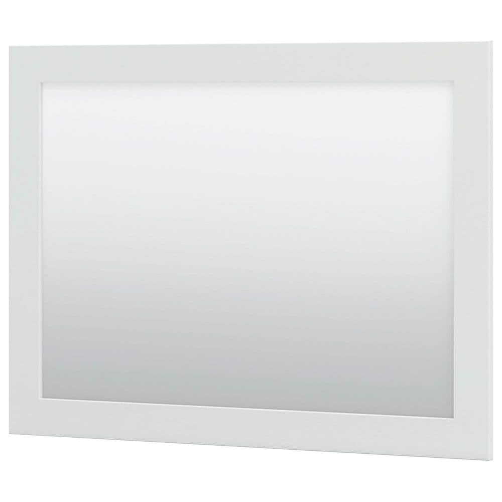 Ashley Bostwick Shoals Bedroom Mirror in White, , large