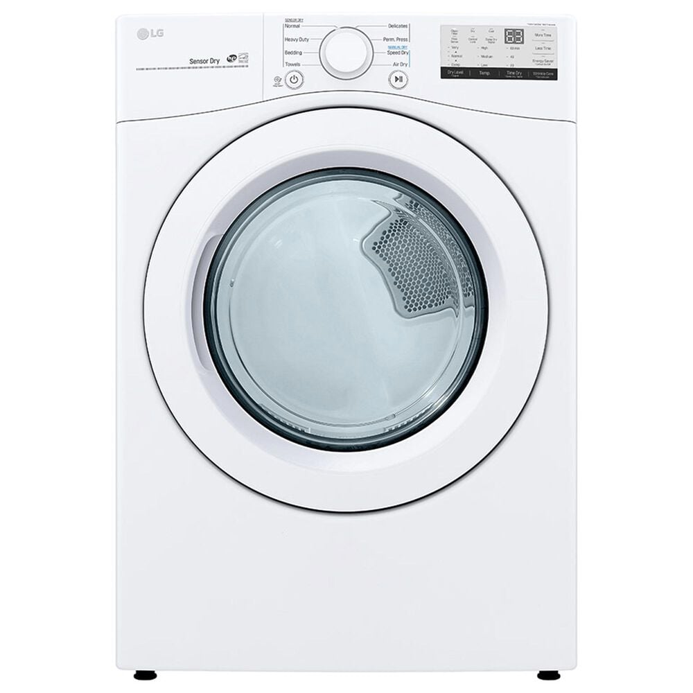 LG 7.4 Cu. Ft. Ultra Large Capacity Electric Dryer in White, , large