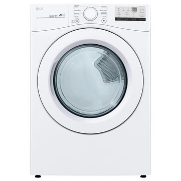 LG 7.4 Cu. Ft. Ultra Large Capacity Electric Dryer in White, , large