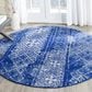 Safavieh Adirondack ADR111F-6R 6" x 6" Silver/Blue Round Rug, , large