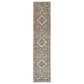 Nourison Quarry QUA05 2"2" x 12" Beige and Grey Runner, , large