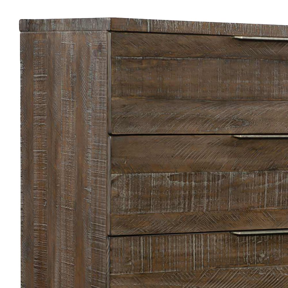 Bernhardt Logan Square 6 Drawer Dresser in Sable Brown and Gray Mist, , large