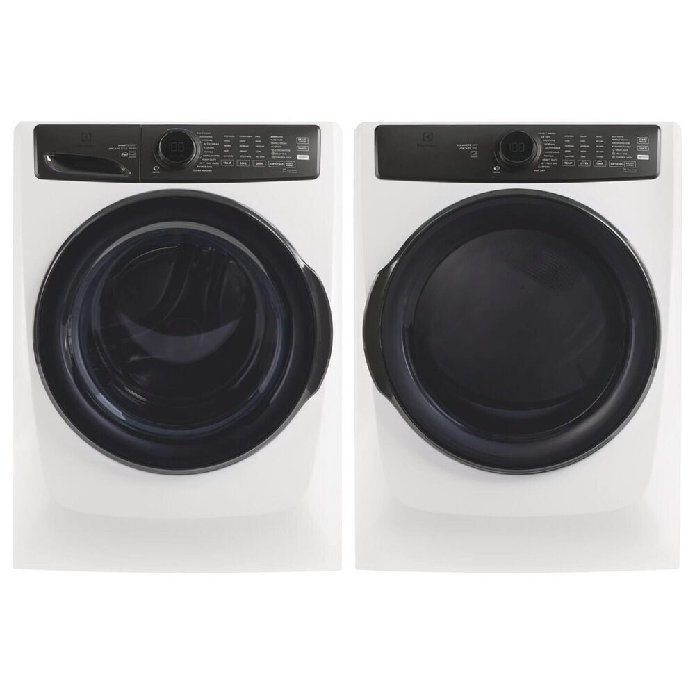 Electrolux 4.5 Cu. Ft. Front Load Washer and 8.0 Cu. Ft. Electric Dryer in Matte White, , large