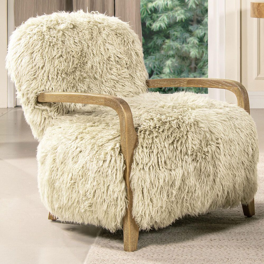 Jennifer Taylor Home Enchante Accent Chair in Taupe Beige, , large