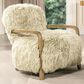 Jennifer Taylor Home Enchante Accent Chair in Taupe Beige, , large