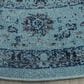 Safavieh Evoke EVK220E 3" Round Light Blue Area Rug, , large