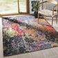 Safavieh Monaco MNC266M 4" x 5"7" Blue and Orange Area Rug, , large