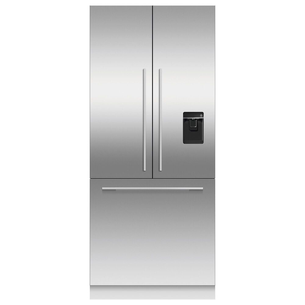 Fisher & Paykel 36" Integrated French Door Panel I&W with 84" High in Stainless Steel, , large