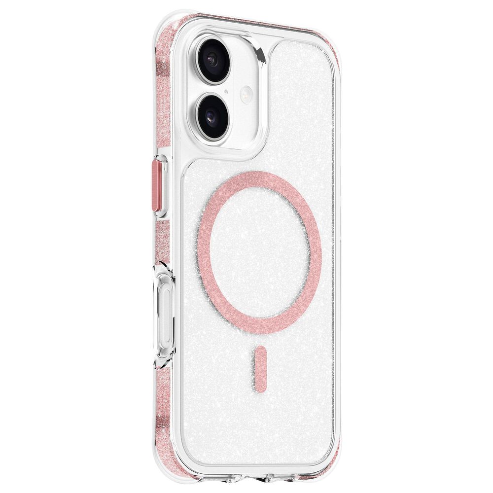 LAUT Aero Sparkle Case with MagSafe for iPhone 17 in Crystal Pink, , large