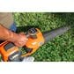 Husqvarna 800-CFM 200-MPH Battery Leaf Blower with 7.7 Ah Battery and QC250 Charger in Orange, , large