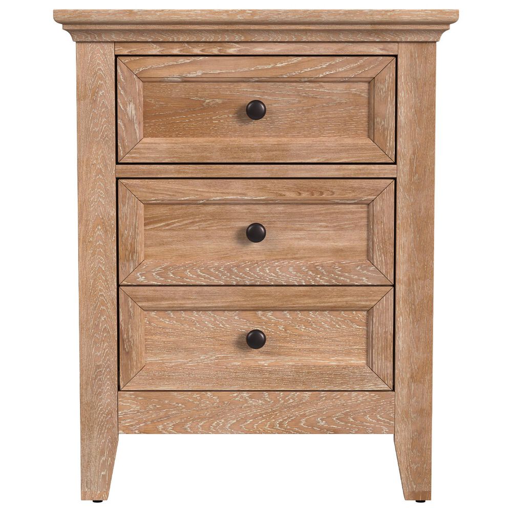 Hawthorne Furniture San Mateo 4-Piece Queen Panel Bedroom Set in Wheat, , large
