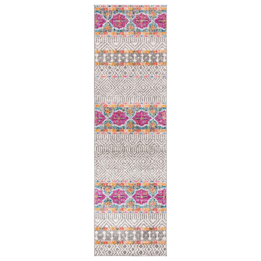 Safavieh Madison MAD797F 2"3" x 8" Grey and Ivory Runner, , large