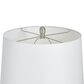 Flair Industries 30" Ceramic Table Lamp in Evian Ivory, , large