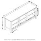 HOMLUX 60" TV Stand in French Oak Grey, , large