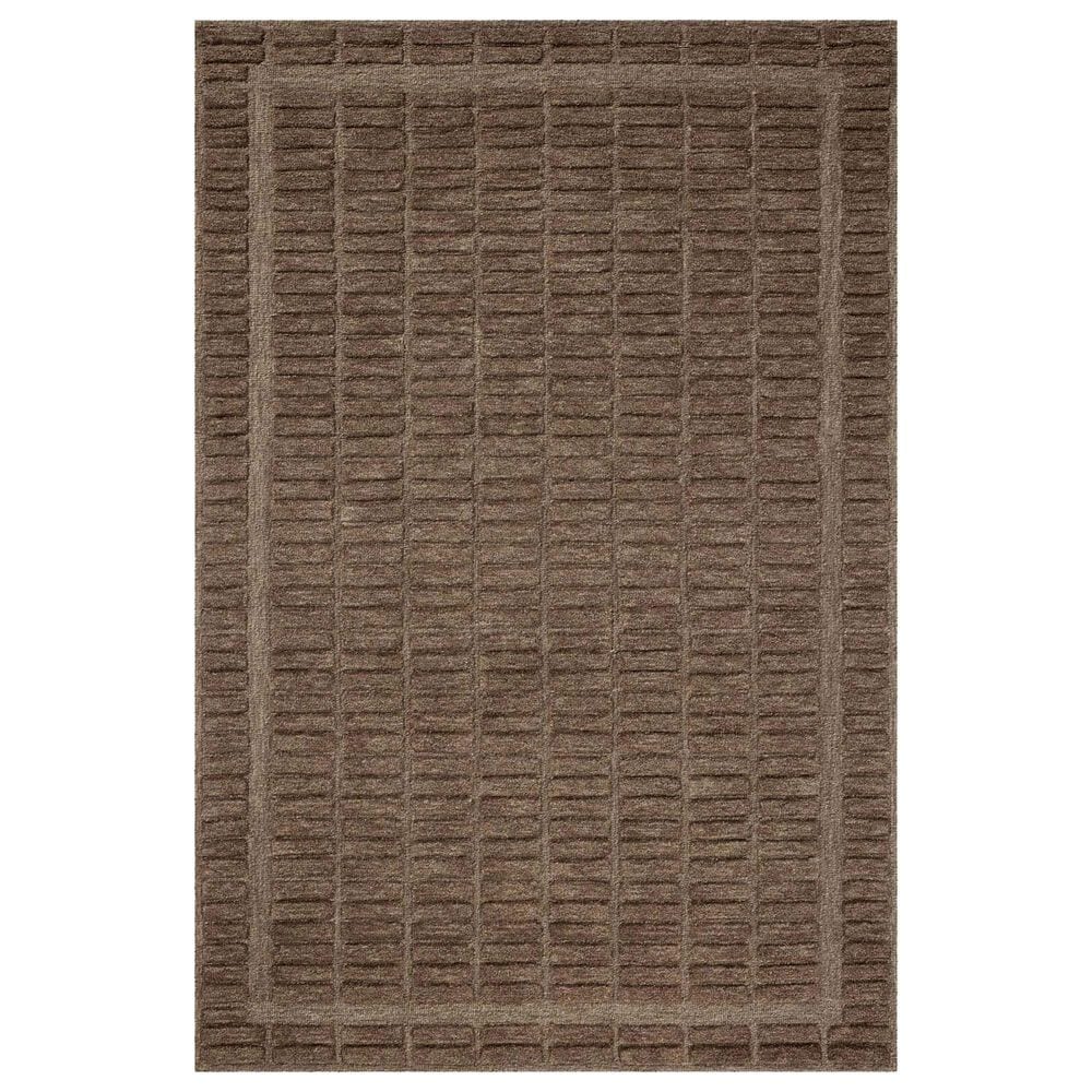 Chris Loves Julia x Loloi Bradley 9"3" x 13" Cocoa Area Rug, , large