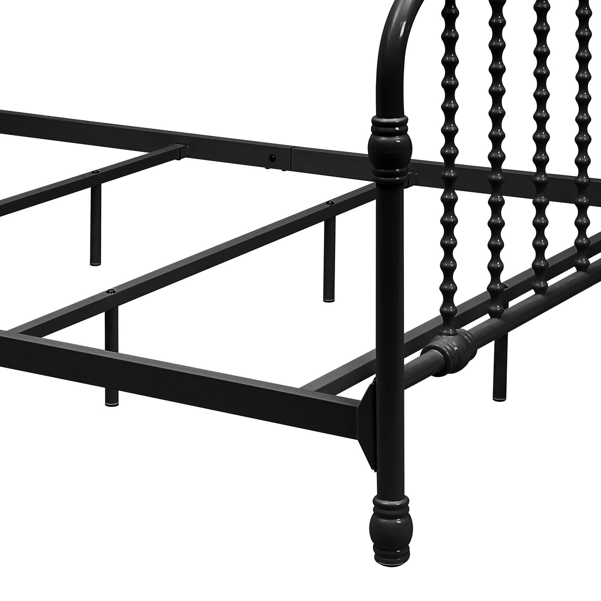 Furniture of America Wren Full Spindle Kids Bed in Black