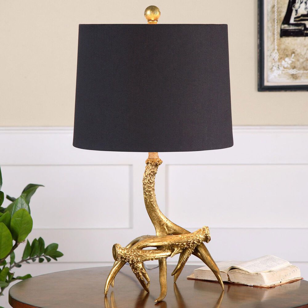 Uttermost Table Lamp in Antiqued Gold, , large