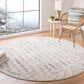Safavieh Tulum TUL262A 6"7" Round Ivory and Grey Area Rug, , large