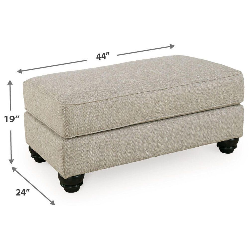 Ashley Asanti Chair and a Half with Ottoman in Fog, , large