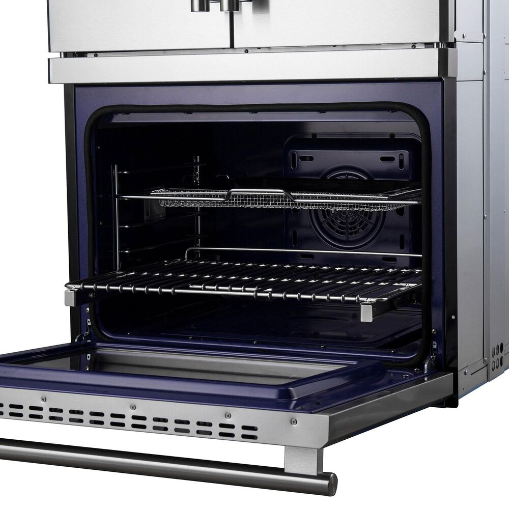 Forno Gallico 30" Double Electric Wall Oven with French Door in Stainless Steel, , large