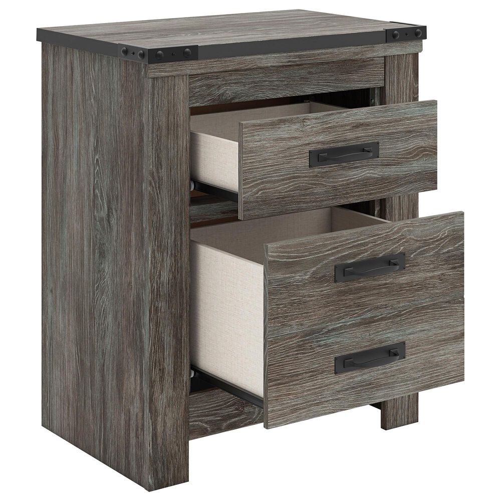 Ashley Frandern 6-Piece Full Panel Storage Bedroom Set in Rustic Warm Gray, , large