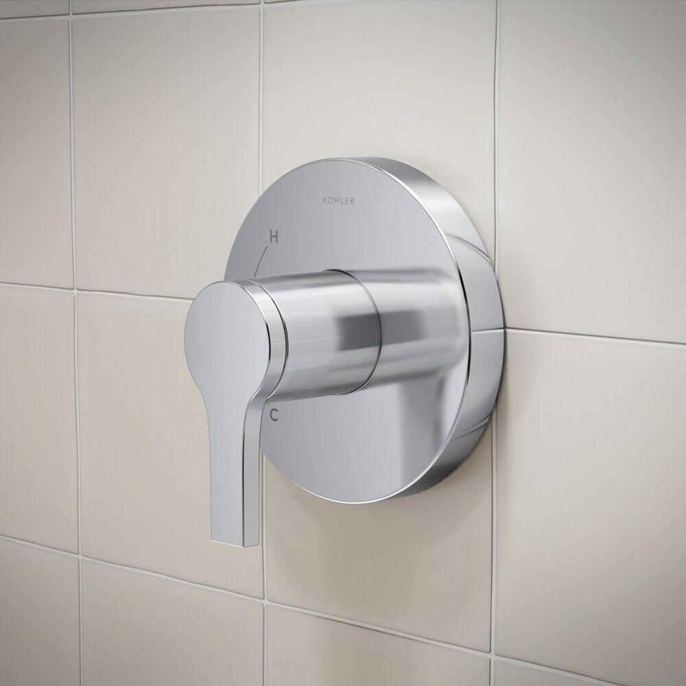 Kohler Elate Rite-Temp Shower Trim Kit in Polished Chrome, , large