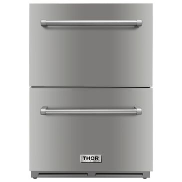 Thor Kitchen 24" Indoor/Outdoor Undercounter Refrigerator Drawer in Stainless Steel, , large