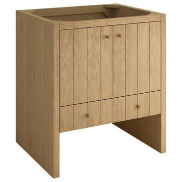 James Martin Hudson 30" Single Bathroom Vanity Cabinet in Light Natural Oak, , large
