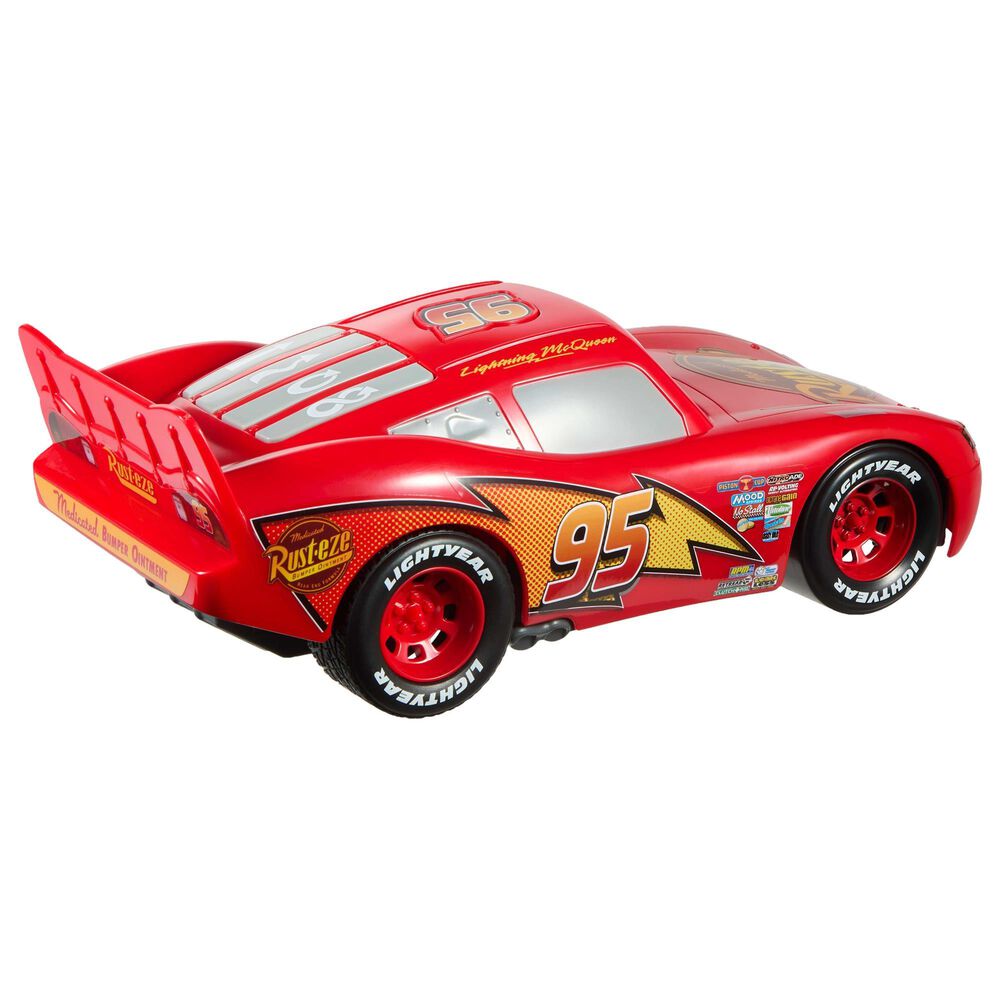 Disney Cars Lightning McQueen Toy Vehicle with Sound Effects, , large