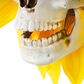 The Gerson Company Solar Lighted Halloween Sunflower with Skull Yard Stake in Assort, , large