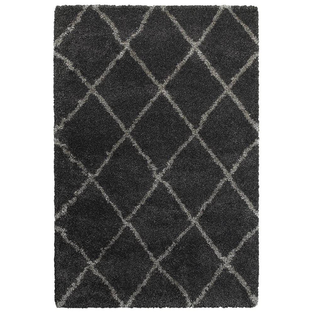 Oriental Weavers Henderson 90K 9"10" x 12"10" Charcoal and Grey Area Rug, , large