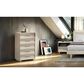 BDI Kava 28" 1-Drawer Nightstand in Washed Oak with Outlets and USB Ports, , large