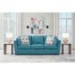 Ashley Keerwick Stationary Queen Sofa Sleeper in Teal, , large