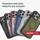 Zagg Rainier Snap MagSafe Case with Kickstand for Apple iPhone 17 Pro Max in Smoke Black, , large