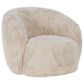 Classic Home Adley Plush Swivel Chair in Sand, , large