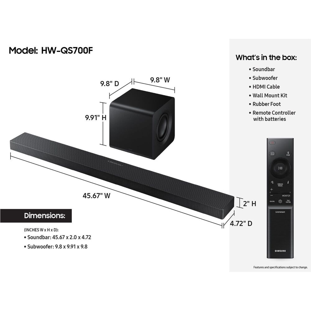 Samsung 75" Class R85H Series Micro RGB 4K UHD Vision AI - Smart Tizen TV with Q-Series 3.1.2 Channel Soundbar System in Titan Black, , large