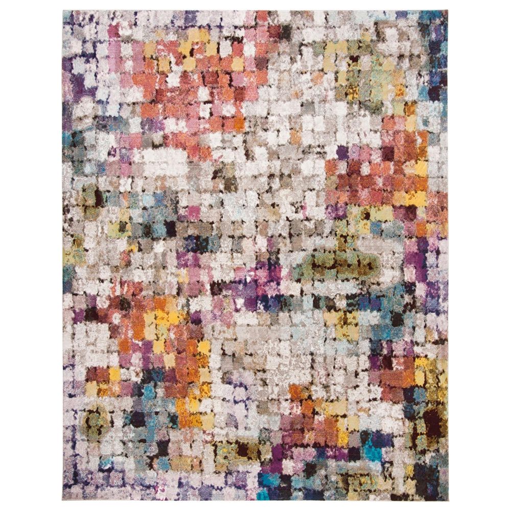 Safavieh Aria 9" x 12" Cream and Rust Area Rug, , large