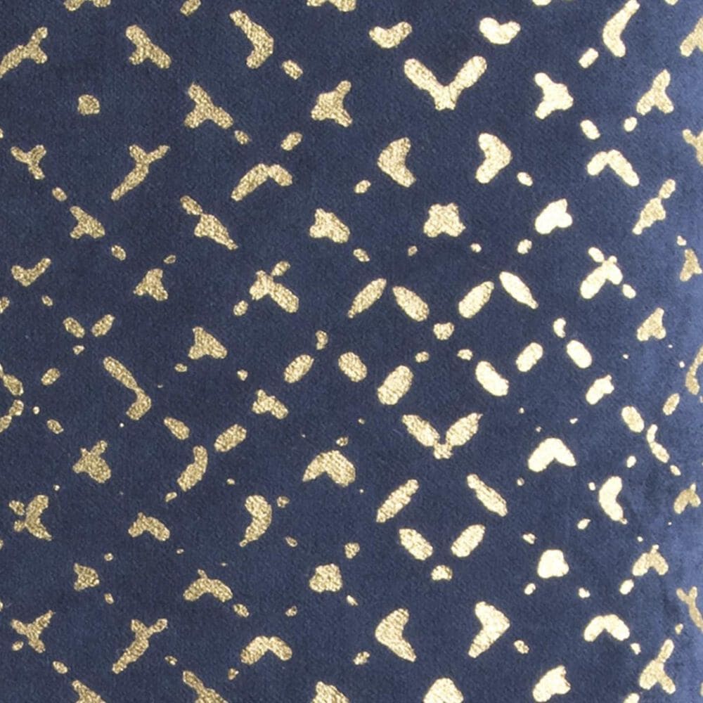 Rizzy Home 20&quot; x 20&quot; Down Pillow in Blue and Gold, , large