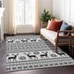 Dalyn Rug Company Wonderland WN28 5" x 7"6" Silver Indoor/Outdoor Area Rug, , large