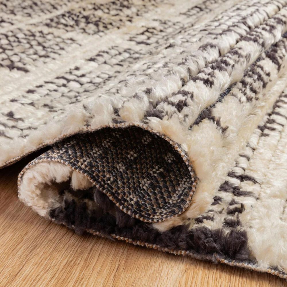 Chris Loves Julia x Loloi Alice ALI-02 2&#39;7&quot; x 4&#39; Cream and Charcoal Area Rug, , large