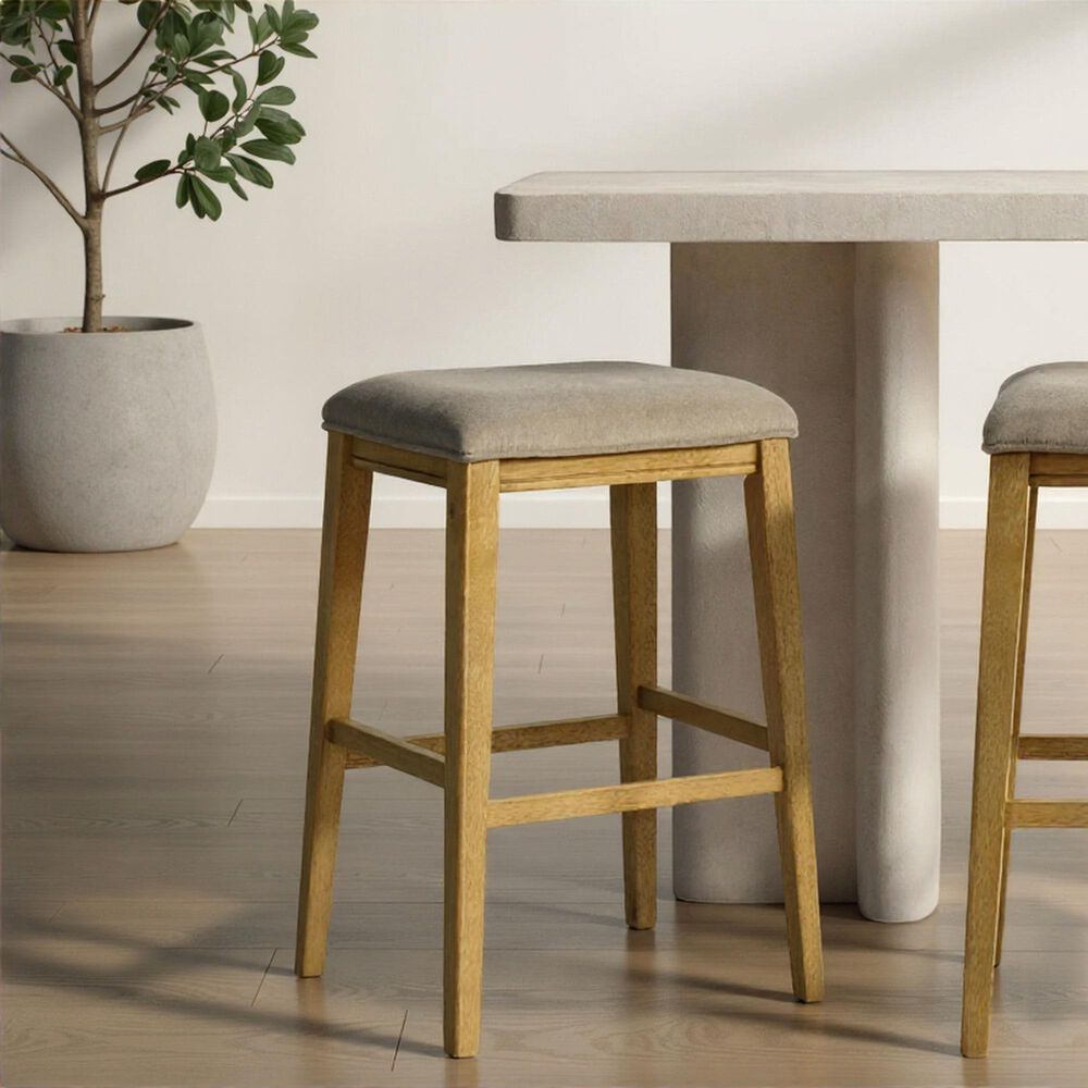 Armen Living Jane Bar Height Stool in Amber Glow, , large