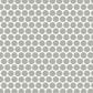 Dal-Tile Color Wheel Matte Desert Gray 13"" X 11"" Ceramic Mosaic Sheet, , large
