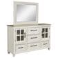 Ashley Shaybrock 3-Piece Queen Bedroom Set in Antique White and Brown, , large