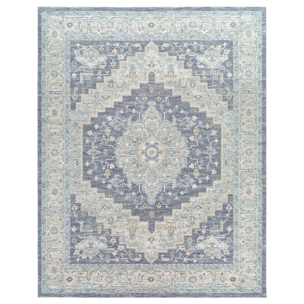 Surya Avant Garde 10" x 14" Gray, Beige and Denim Area Rug, , large