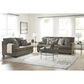 Ashley Stonemeade Stationary Sofa and Loveseat Set in Nutmeg, , large