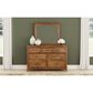 A-America Bandalier 7-Drawer Dresser Only in Warm Russet, , large