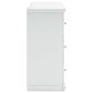 Ashley Bostwick Shoals 6-Drawer Dresser in White, , large